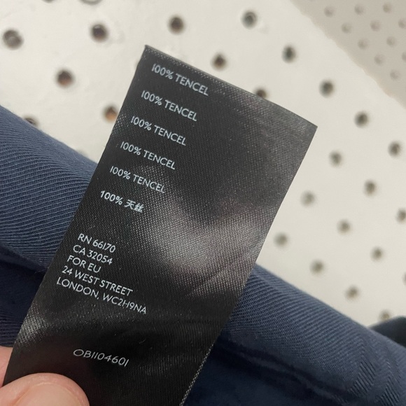 Anthropologie Brielle Blue Slate & Back Plaid Belted Jumpsuit Size Small - Picture 8 of 13